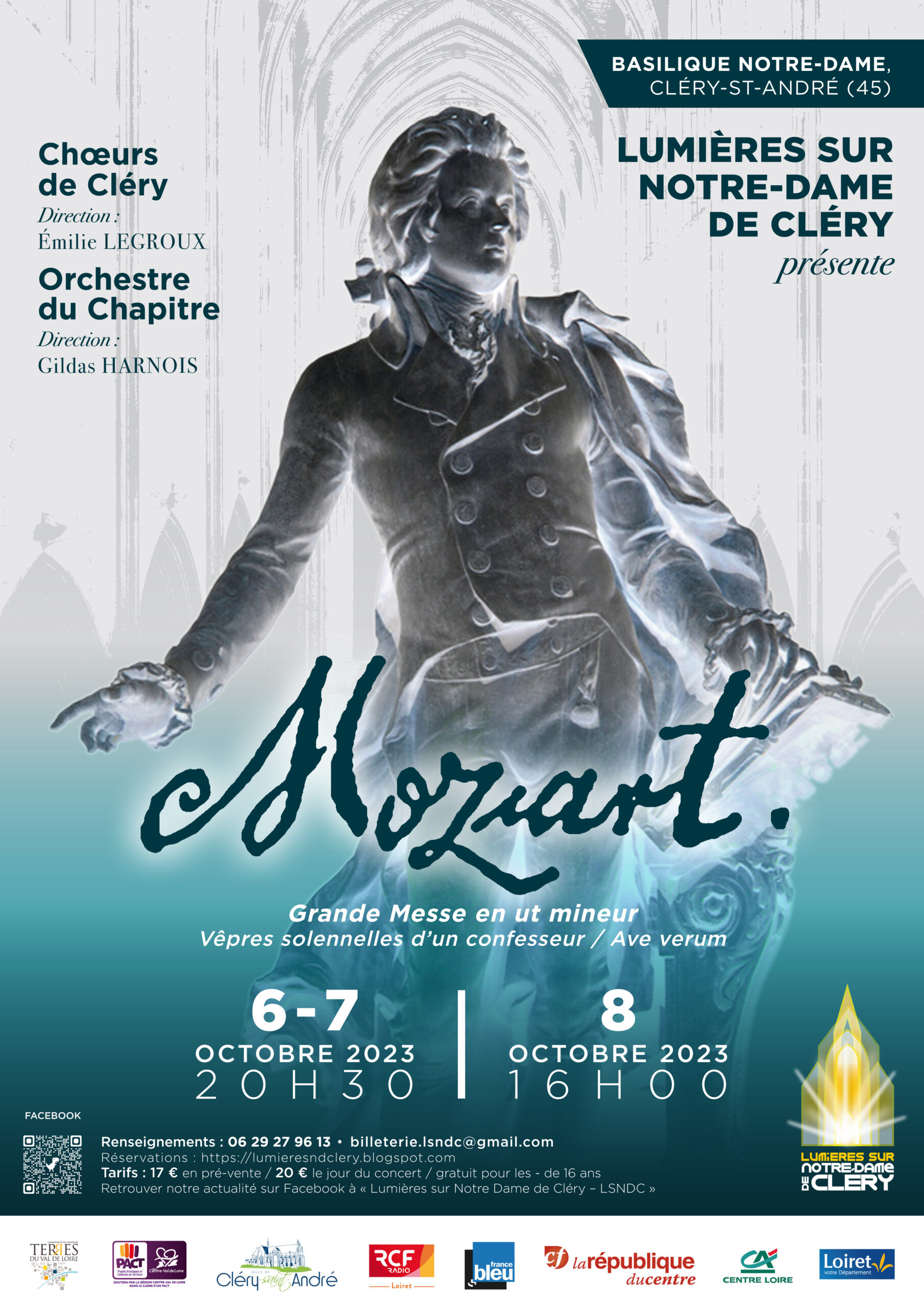 Affiche Concert Mozart 2023